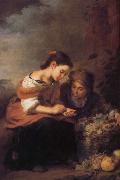 Bartolome Esteban Murillo Fruit-girl oil